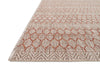 Loloi Isle IE-01 Beige / Rust Area Rug Corner Feature