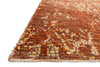 Loloi Izmir IZ-06 Spice / Gold Area Rug Corner