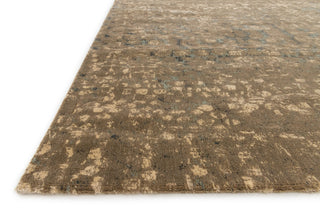 Loloi Journey JO-03 Stone / Blue Area Rug Corner