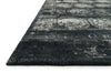 Loloi Journey JO-08 Black / Charcoal Area Rug Corner