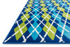 Loloi Juniper JN-04 Blue / Multi Area Rug Corner