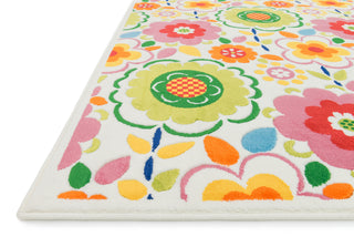 Loloi Juniper JN-06 Ivory / Multi Area Rug Corner