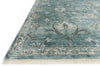 Loloi Kensington KG-01 Blue/Fog Area Rug by Henrietta Spencer-Churchill Corner