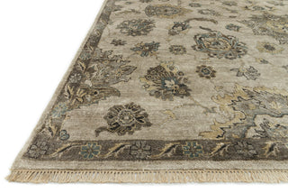 Loloi Kensington KG-02 Pewter Area Rug by Henrietta Spencer-Churchill Corner Feature