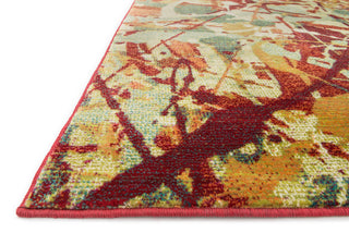 Loloi Lyon HLZ07 Red / Multi Area Rug Corner