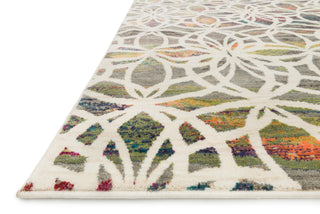 Loloi Lyon HLZ11 Grey / Multi Area Rug Corner