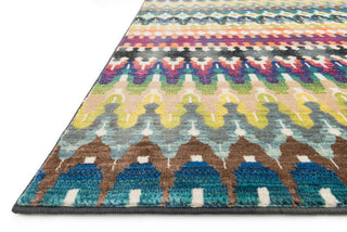 Loloi Madeline MZ-14 Multi Stripe Area Rug Corner Feature