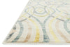 Loloi Madeline MZ-15 Ivory / Multi Area Rug Corner Feature