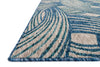 Loloi Newport NP-01 Blue / Teal Area Rug Corner