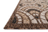 Loloi Newport NP-03 Sand / Multi Area Rug Corner Feature