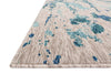 Loloi Newport NP-10 Aqua / Grey Area Rug Corner Feature