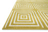 Loloi Oasis OS-01 Citron / Ivory Area Rug Corner