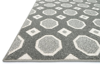 Loloi Oasis OS-02 Grey / Ivory Area Rug Corner Feature