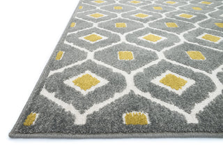 Loloi Oasis OS-03 Grey / Citron Area Rug Corner