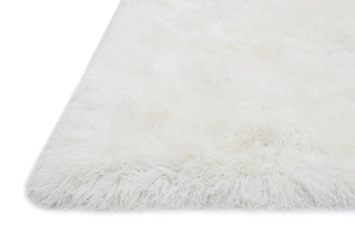 Loloi Orian Shag OR-01 White Area Rug Corner Feature