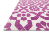 Loloi Piper PI-03 Plum Fairies Area Rug Corner Feature
