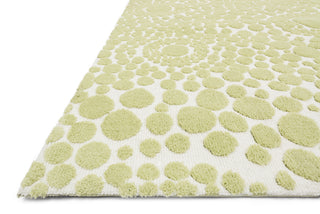 Loloi Piper PI-04 Bubble Green Area Rug Corner Feature