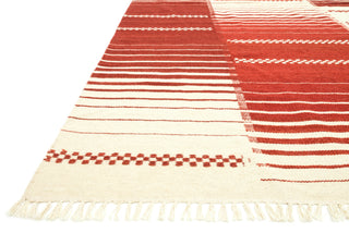 Loloi Rio RI-01 Red Area Rug Corner