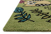 Loloi Skylar HSK03 Green / Yellow Area Rug Corner