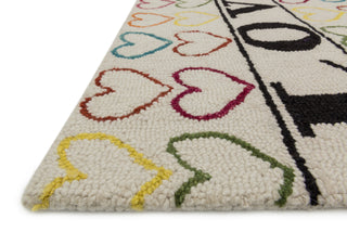 Loloi Skylar HSK10 Ivory / Multi Area Rug Corner