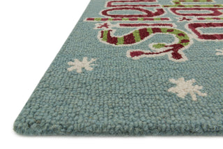 Loloi Skylar HSK19 Spa / Red Area Rug Corner
