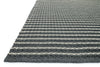 Loloi Terra TE-02 Charcoal Machine Loomed Area Rug Corner