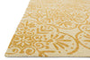 Loloi Venice Beach VB-06 Ivory / Buttercup Area Rug Corner