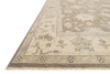 Loloi Vernon VN-05 Smoke / Ivory Hand Knotted Area Rug Corner