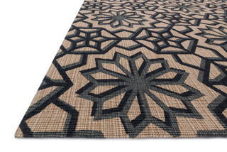 Loloi Vero VO-01 Natural / Charcoal Area Rug Corner