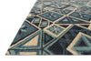 Loloi Vero VO-04 Blue / Multi Area Rug Corner