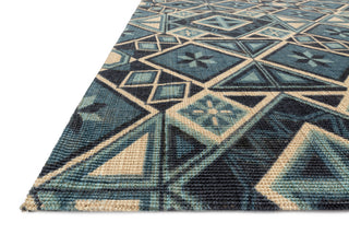 Loloi Vero VO-04 Blue / Multi Area Rug Corner