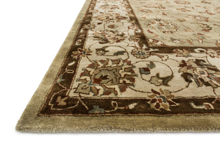 Loloi Yorkshire YK-01 Slate / Beige Area Rug Corner Feature
