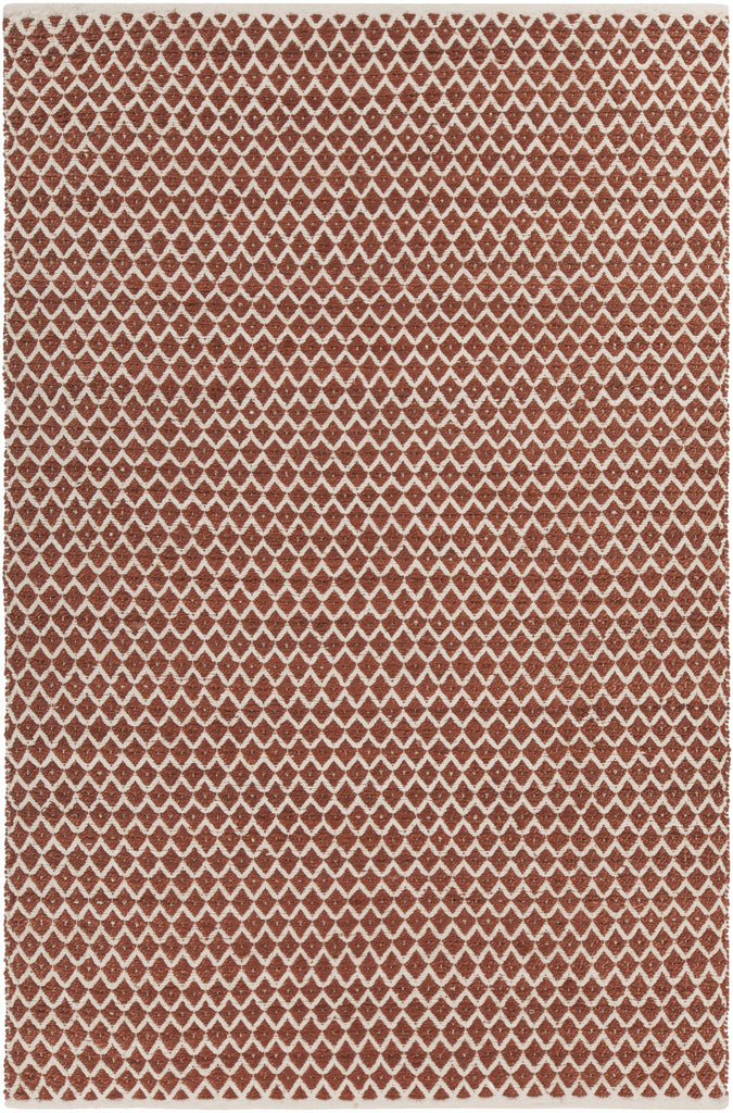 Chandra Costa COS-39101 Rust/White Area Rug main image