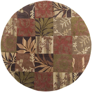 Surya Cosmopolitan COS-8818 Burgundy Area Rug 8' Round