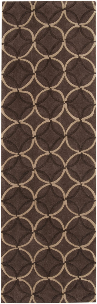 Surya Cosmopolitan COS-8868 Chocolate Area Rug 2'6'' X 8' Runner