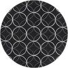 Surya Cosmopolitan COS-8872 Black Area Rug 8' Round