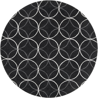 Surya Cosmopolitan COS-8872 Black Area Rug 8' Round