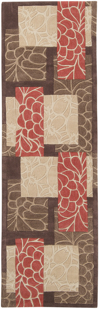 Surya Cosmopolitan COS-8889 Rust Area Rug 2'6'' X 8' Runner