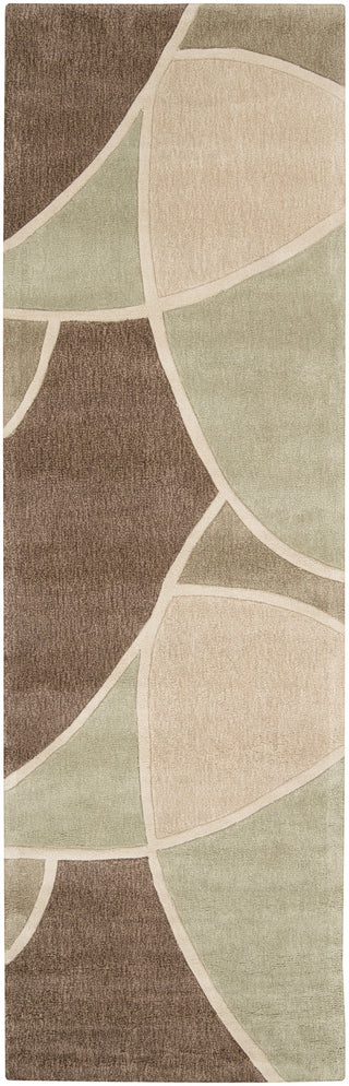 Surya Cosmopolitan COS-8893 Olive Area Rug 2'6'' X 8' Runner