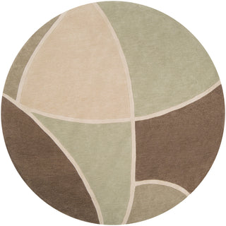 Surya Cosmopolitan COS-8893 Olive Area Rug 8' Round