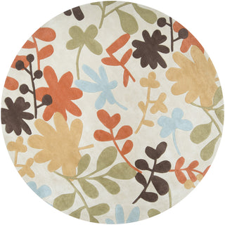 Surya Cosmopolitan COS-8926 Light Gray Area Rug 8' Round