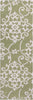 Surya Cosmopolitan COS-9047 Olive Area Rug 2'6'' x 8' Runner