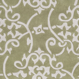 Surya Cosmopolitan COS-9047 Olive Hand Tufted Area Rug Sample Swatch