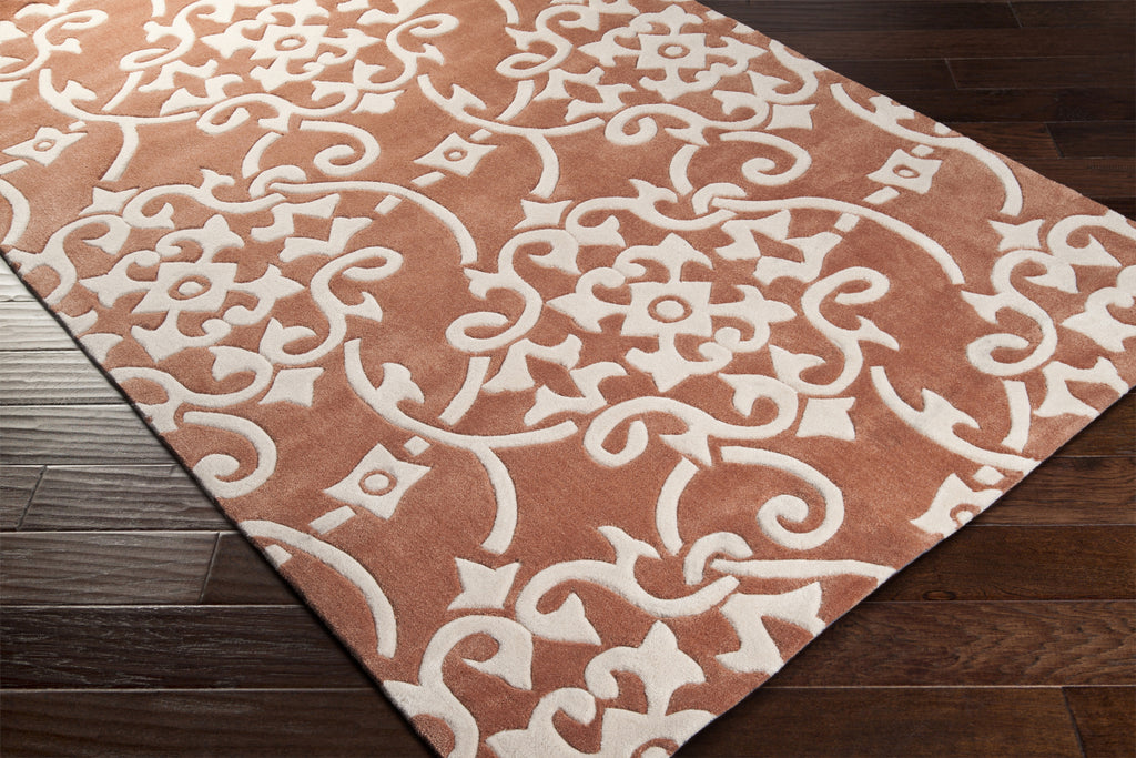 Surya Cosmopolitan COS-9050 Area Rug 5x8 Corner Feature