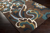 Surya Cosmopolitan COS-9057 Chocolate Hand Tufted Area Rug 5x8 Corner