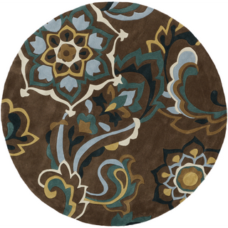 Surya Cosmopolitan COS-9057 Chocolate Area Rug 8' Round