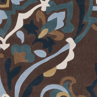 Surya Cosmopolitan COS-9057 Chocolate Hand Tufted Area Rug Sample Swatch