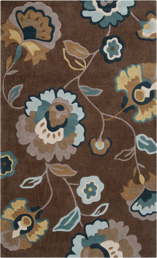 Surya Cosmopolitan COS-9090 Chocolate Area Rug 5' x 8'