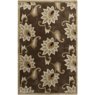 Surya Cosmopolitan COS-9096 Chocolate Area Rug 5' x 8'
