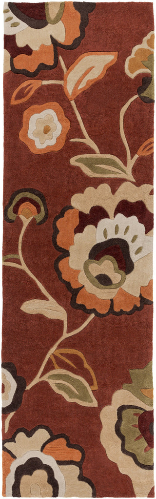 Surya Cosmopolitan COS-9105 Rust Area Rug 2'6'' x 8' Runner